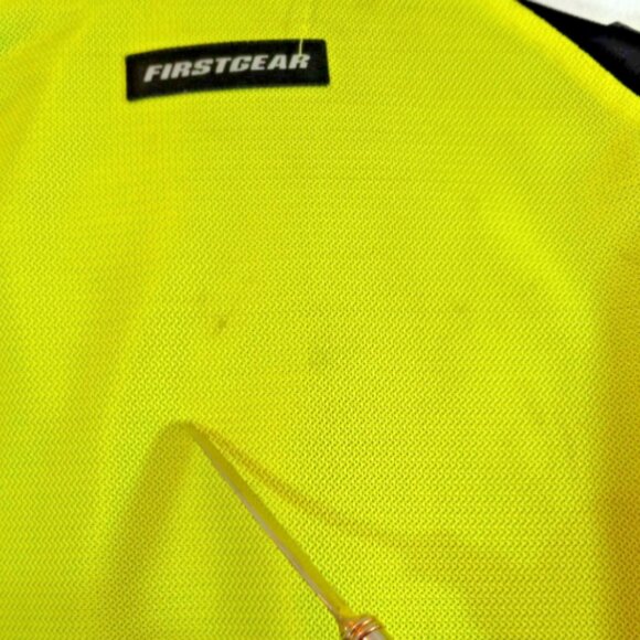 Women’s Hi-Vis Yellow-Black Mesh Motorcycle Jacket 3XL Yellow Black CE Armor EUC - Picture 9 of 16